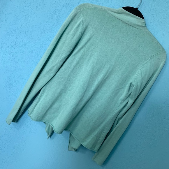 Eileen Fisher Light Green Cardigan - Picture 3 of 5